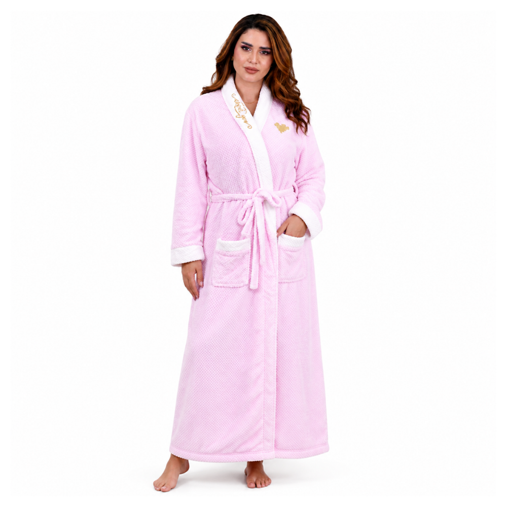 Luxury Microfiber Bathrobe – Pink