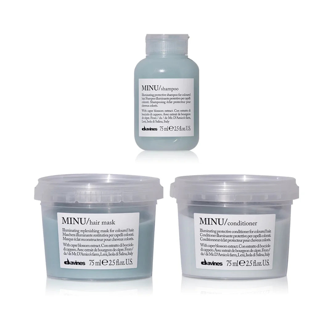 Davines Minu Haircare Trio Pack