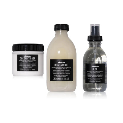 Davines Oi Hair Softening Kit with Anti-Frizz Oil
