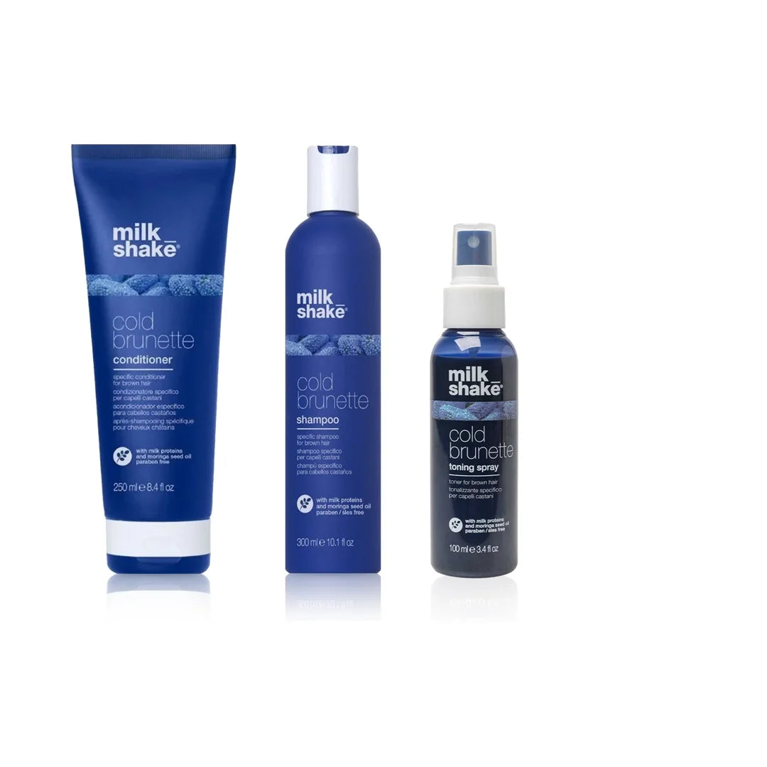 milk_shake Cold Brunette Hair Care Trio Pack