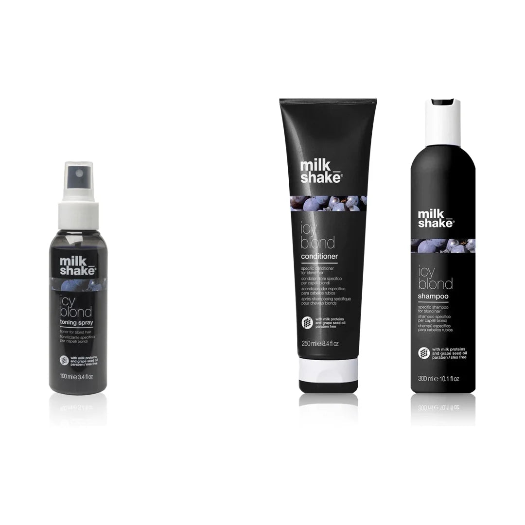 milk_shake Icy Blond Hair Care Trio Pack